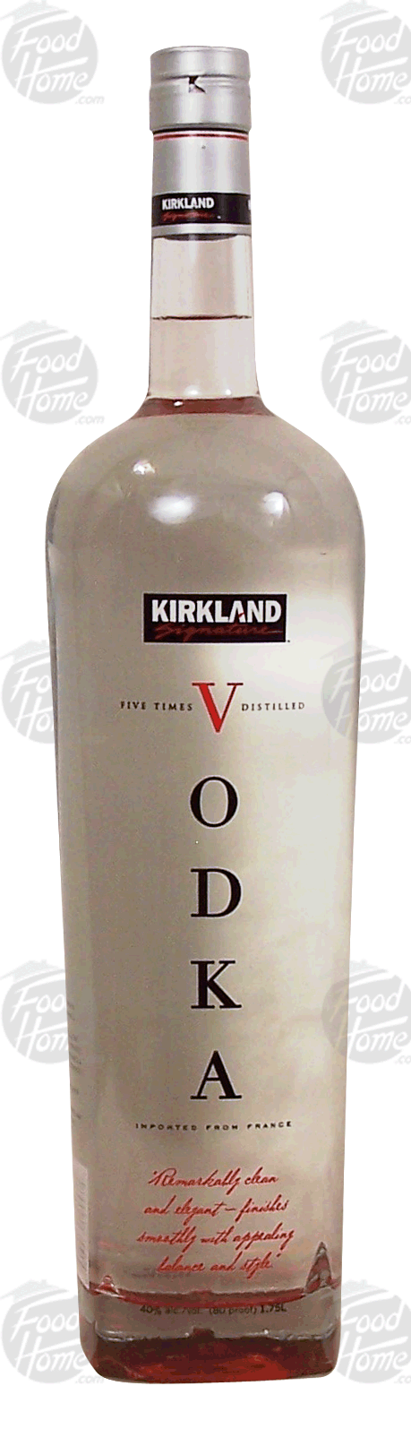 Kirkland Signature  vodka imported from France, 5 times distilled Full-Size Picture